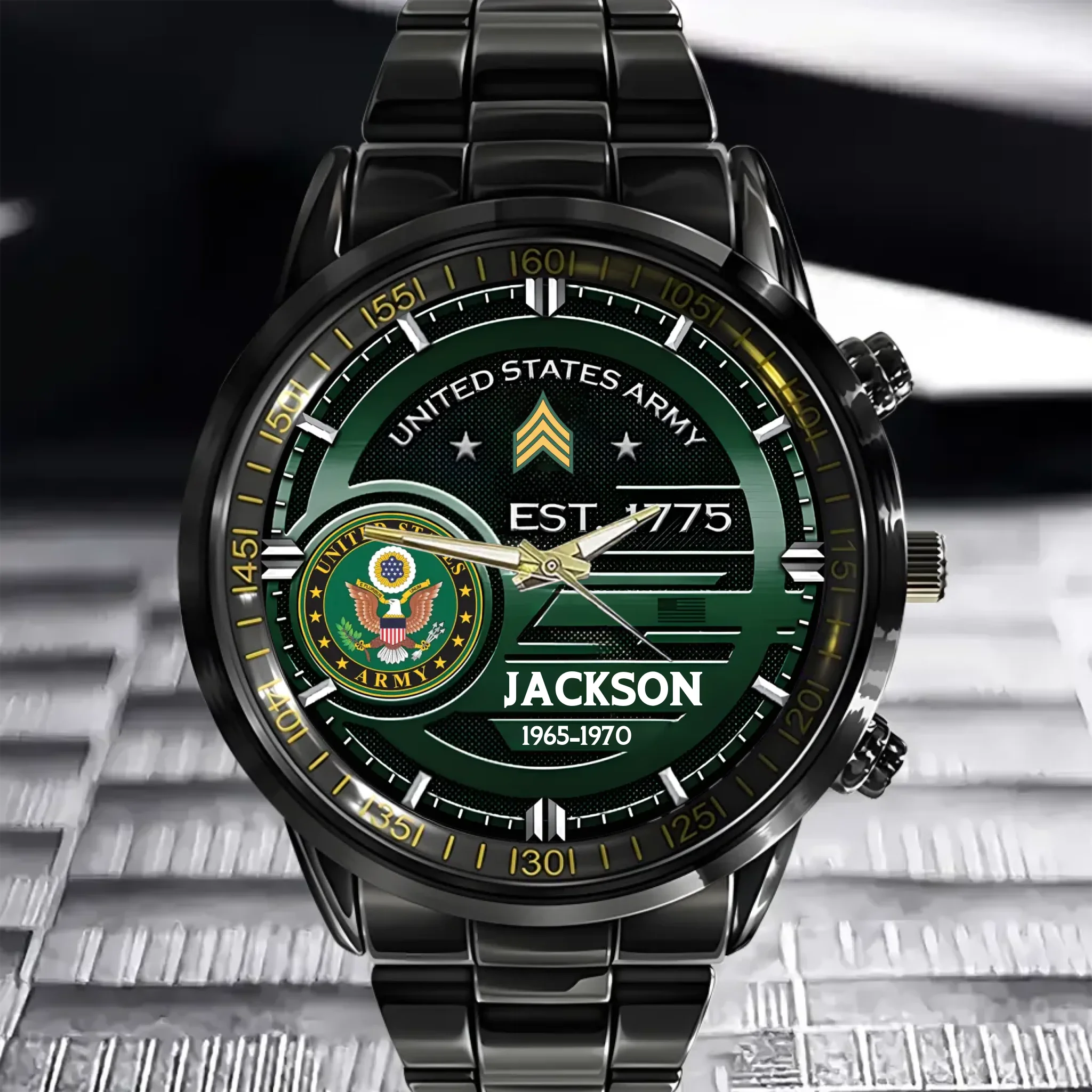 Customized U.S. Military Badge Watches - Gifts for Soldier