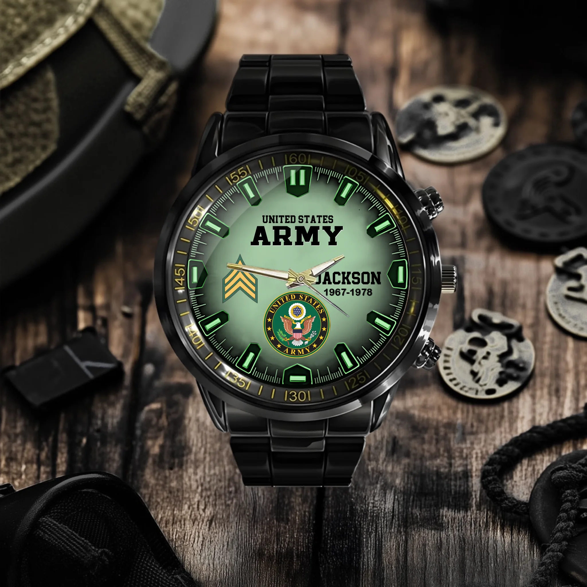 American Military Watch - Personalized Watch