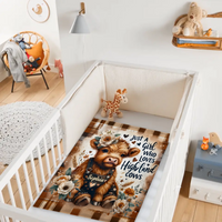 Just A Girl Who Loves Highland Cows Custom Blanket – Personalized Name – Gift for Girls, Highland Cows Lovers