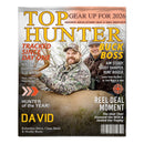 Customized Hunting Magazine Cover Blanket - Personalized Name And Photo - Gifts for Men, Deer Hunting, Hunting Lovers