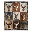 Love Hunting Custom Blanket – Personalized Name – Gift for Hunter, Hunting Lover