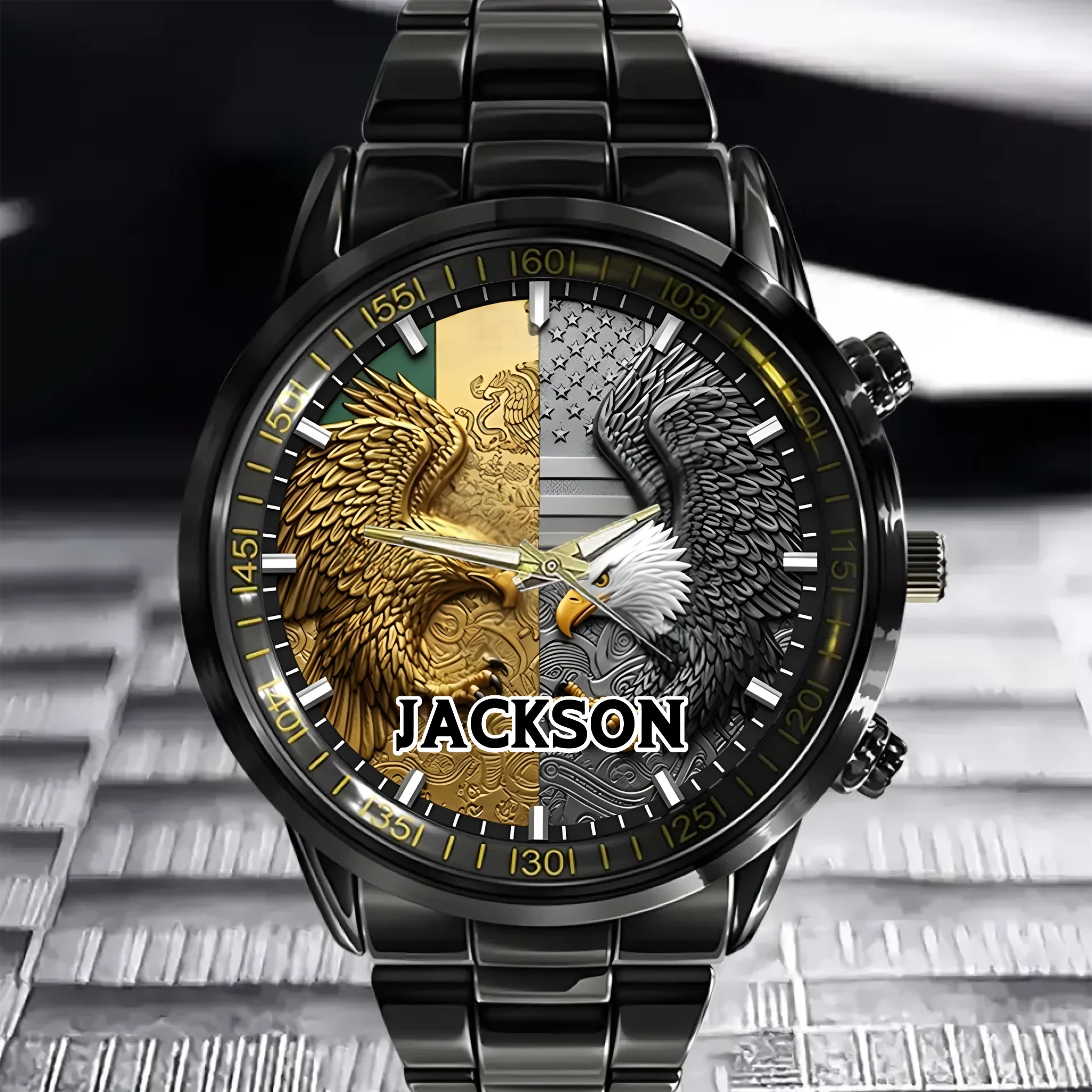 My Roots, My Timepiece Customized Watch – Personalized Name - Gift For Him/Her, Expats