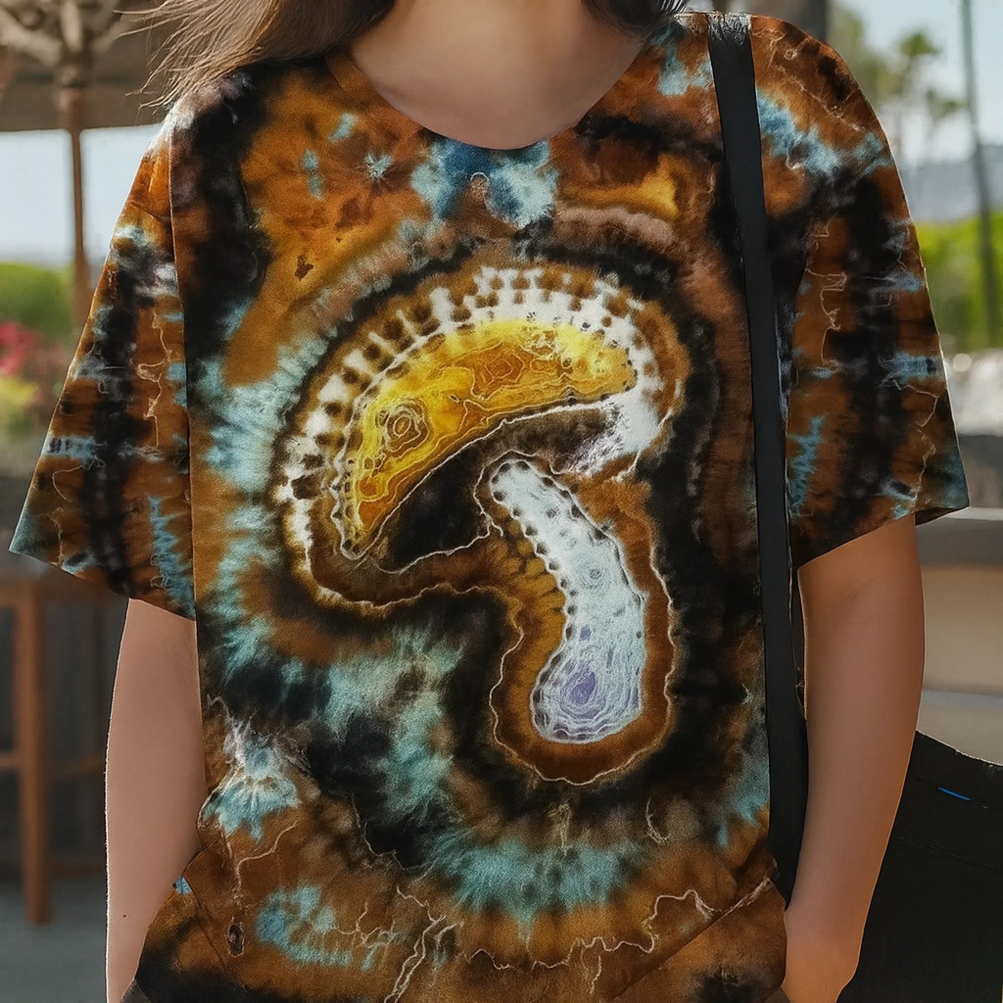 Mushroom Diffusion Print Custom Clothing – Personalized Name - Gift For Him/Her, Mushroom Lovers