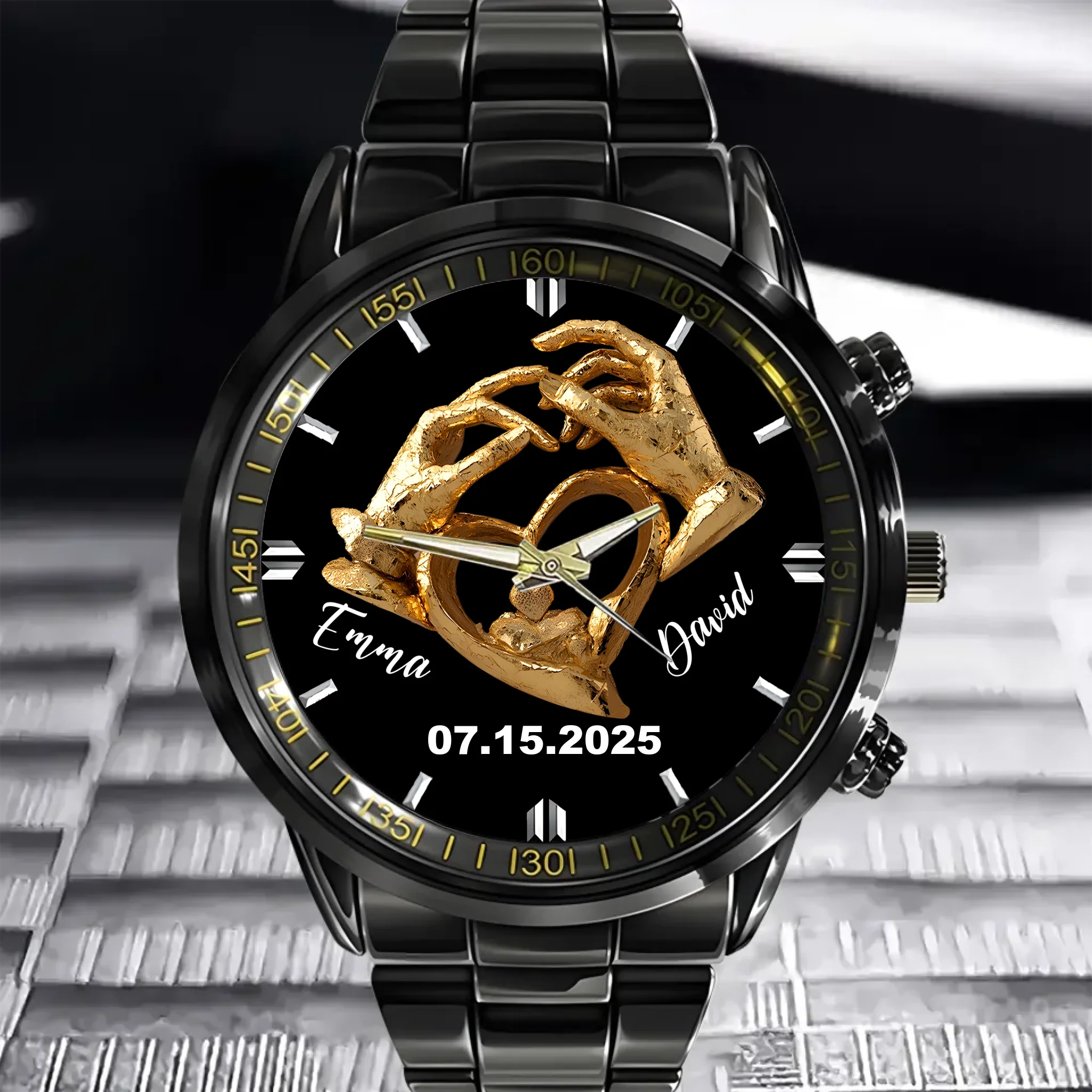 Anniversary Gift For Him/ Her - Personalized Names And Date/Quote - Gift For Couple, Him & Her