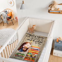 Read To A Child Custom Blanket – Personalized Name Book Poster Blanket – Gift for Parents, Grandparents
