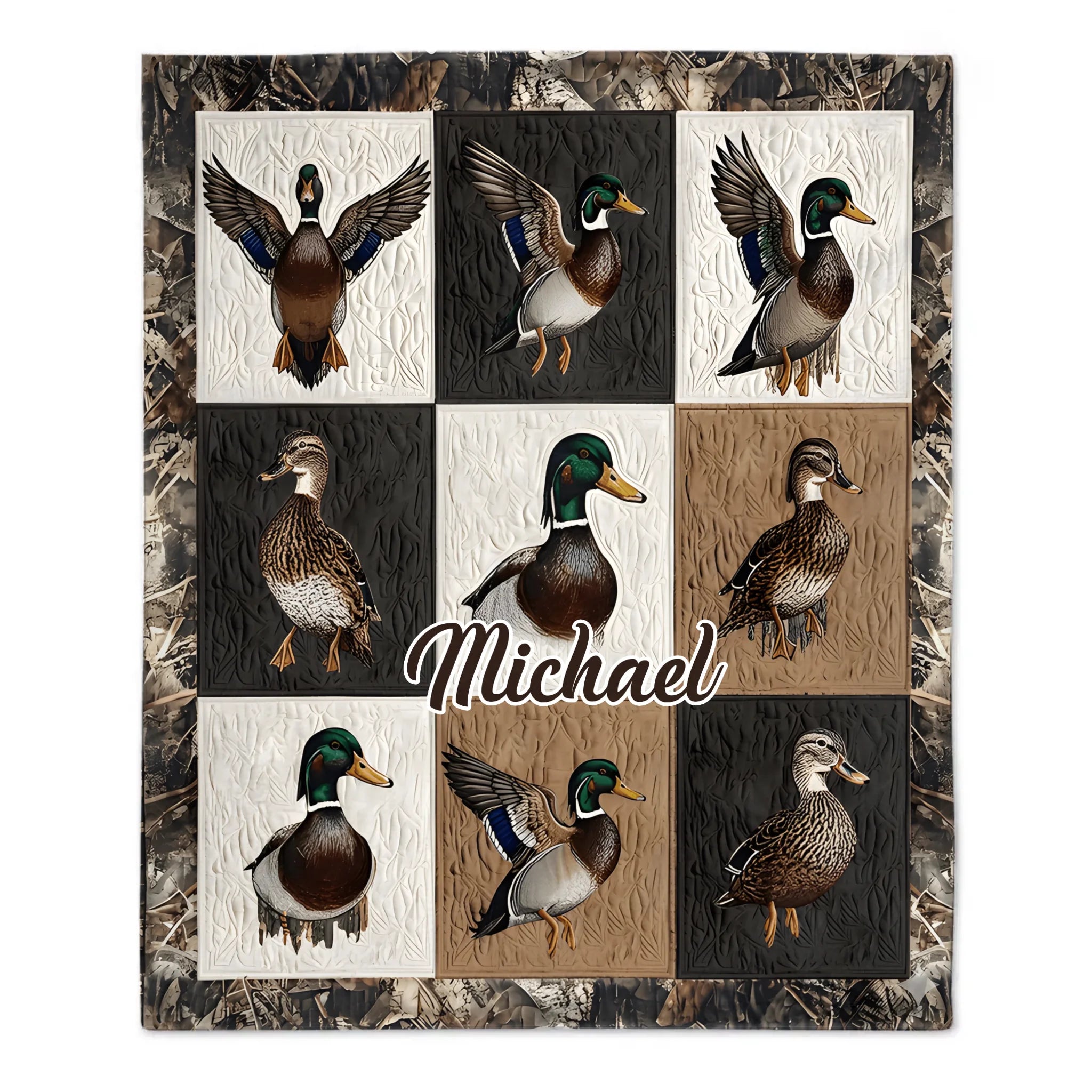 Love Hunting Customized Animal Themed Blanket - Personalized Name - Gift For Hunting Lovers