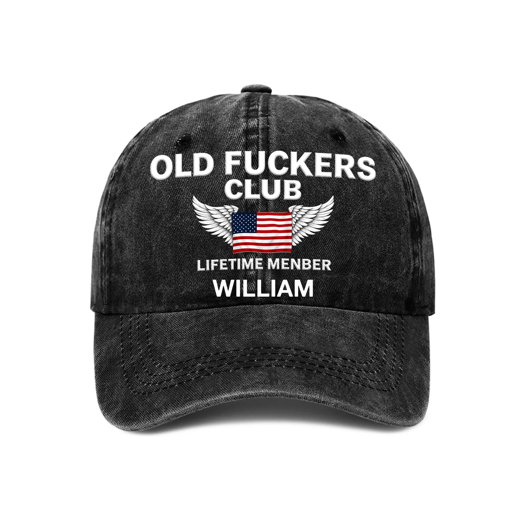 Old Fuckers Club Customized Cap - Personalized Name - Gift For Friends, Teams