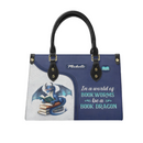 In A World Of Book Worms Be A Book Dragon - Personalized Name Tote Bag - Gift For Book Lovers