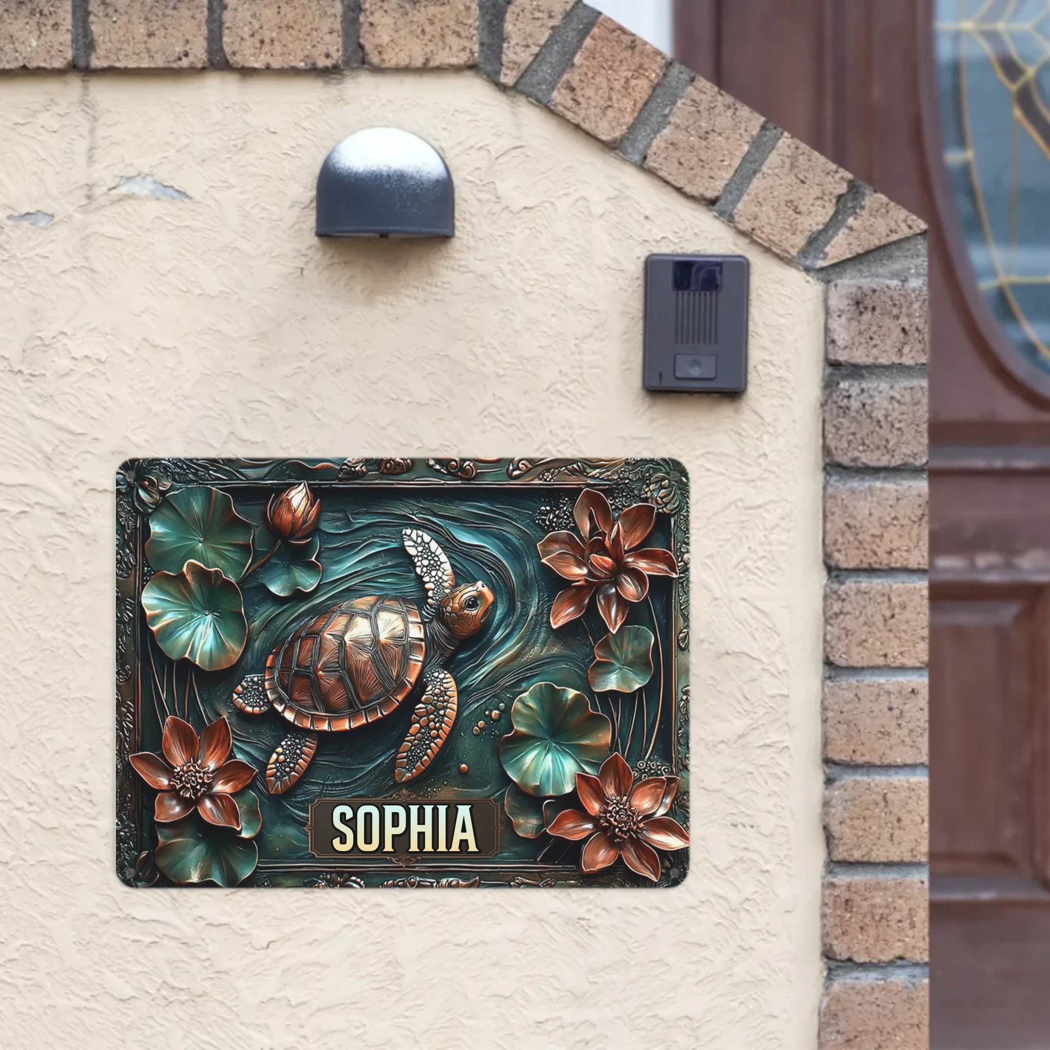 My Beautiful Garden Stunning Lily Pond - Personalized Metal Sign - Garden Decoration Gift