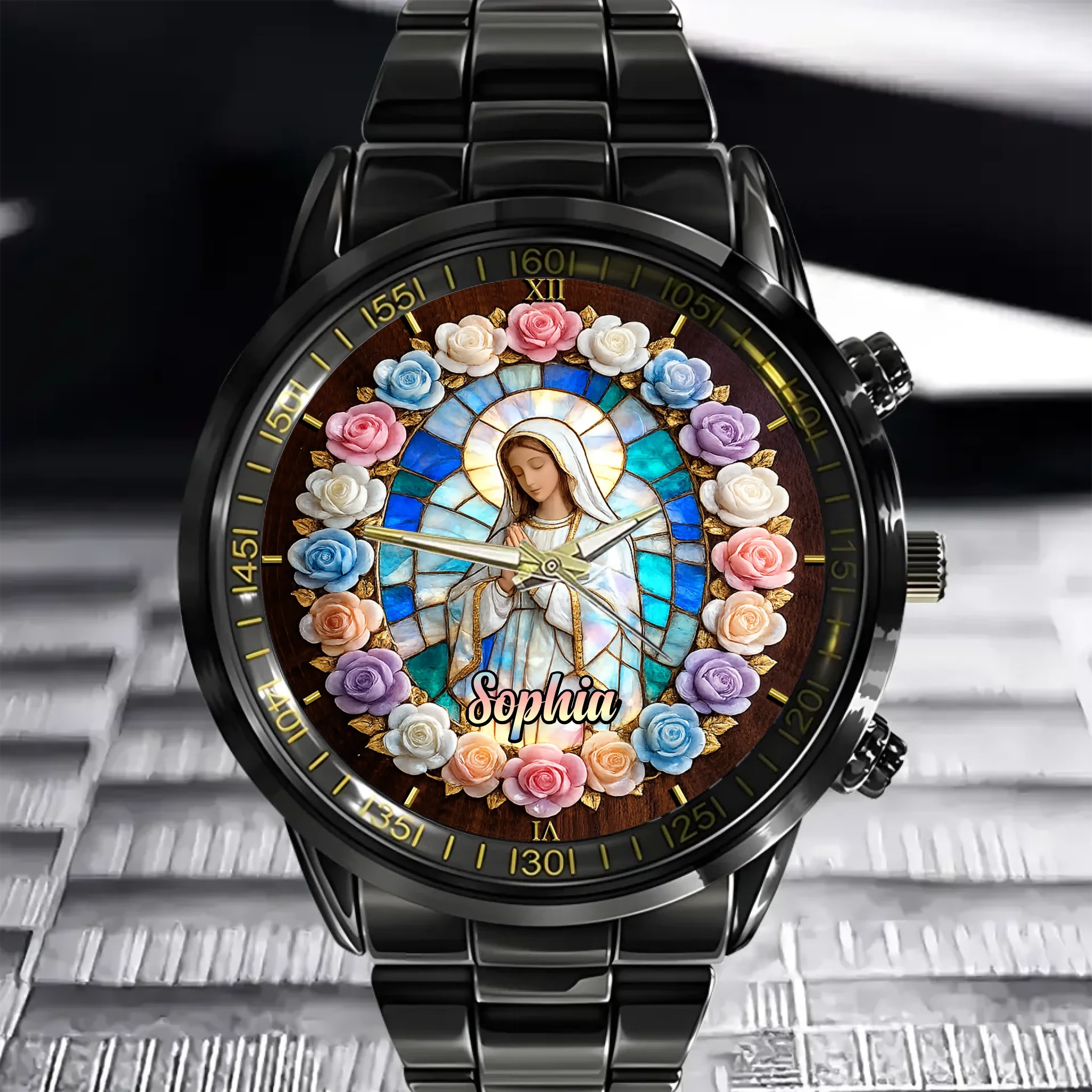 Protected Customized Watch - Personalized Name - Faith-based Christian Gift