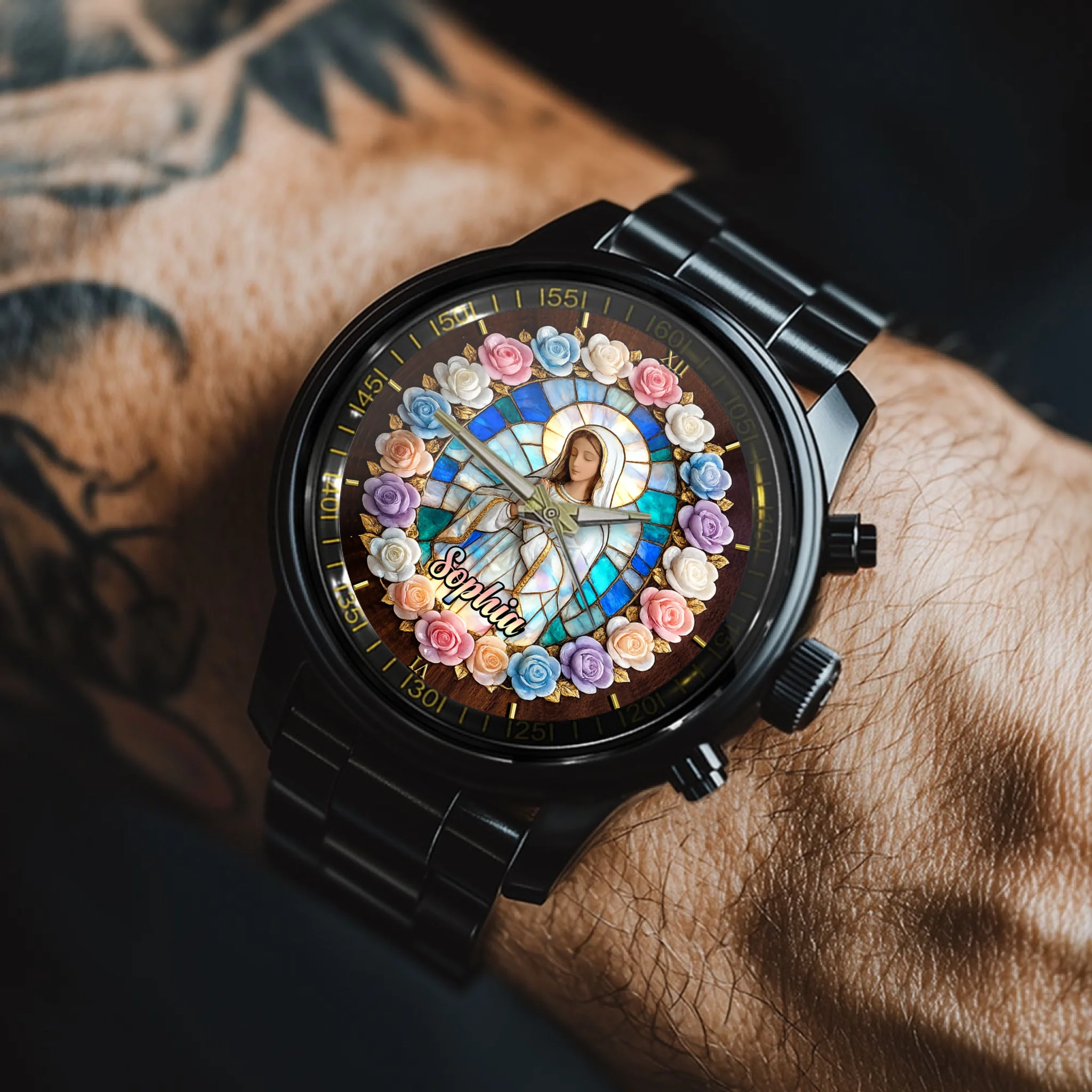 Protected Customized Watch - Personalized Name - Faith-based Christian Gift