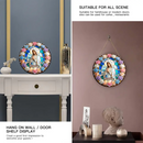 Protected Customized Decorative Wooden Doorplates - Personalized Door Sign with Name - Faith-based Christian Gift