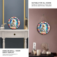 Protected Customized Decorative Wooden Doorplates - Personalized Door Sign with Name - Faith-based Christian Gift