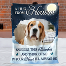 Pet Memorial Sympathy Custom Photo Quilt Blanket – Personalized Text and Photo – Sympathy Gift for Dogs, Cats, Pets