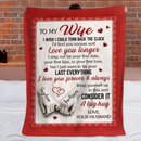 Custom Letter Blanket – Personalized Quote, Title And Names – Anniversary Wedding Gifts For Husband/Wife, Him/Her