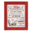 Custom Letter Blanket – Personalized Quote, Title And Names – Anniversary Wedding Gifts For Husband/Wife, Him/Her