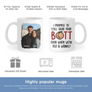 I Promise To Still Grab Your Butt Even When We’re Old And Wrinkly - Personalized Photo And Name - Romantic Gift for Couples, Husband/Wife, Boyfriend/Girlfriend