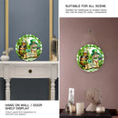 St Patrick's Day Pet Wreath Customized Wooden Doorplates - Personalized Name Door Sign - Pet Lovers' Festival Celebration Decoration Gifts