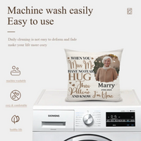 When You Miss Me Have No Fear Customized Pillows - Personalized Photo And Name - Gifts That Preserve Memories