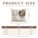 When You Miss Me Have No Fear Customized Pillows - Personalized Photo And Name - Gifts That Preserve Memories