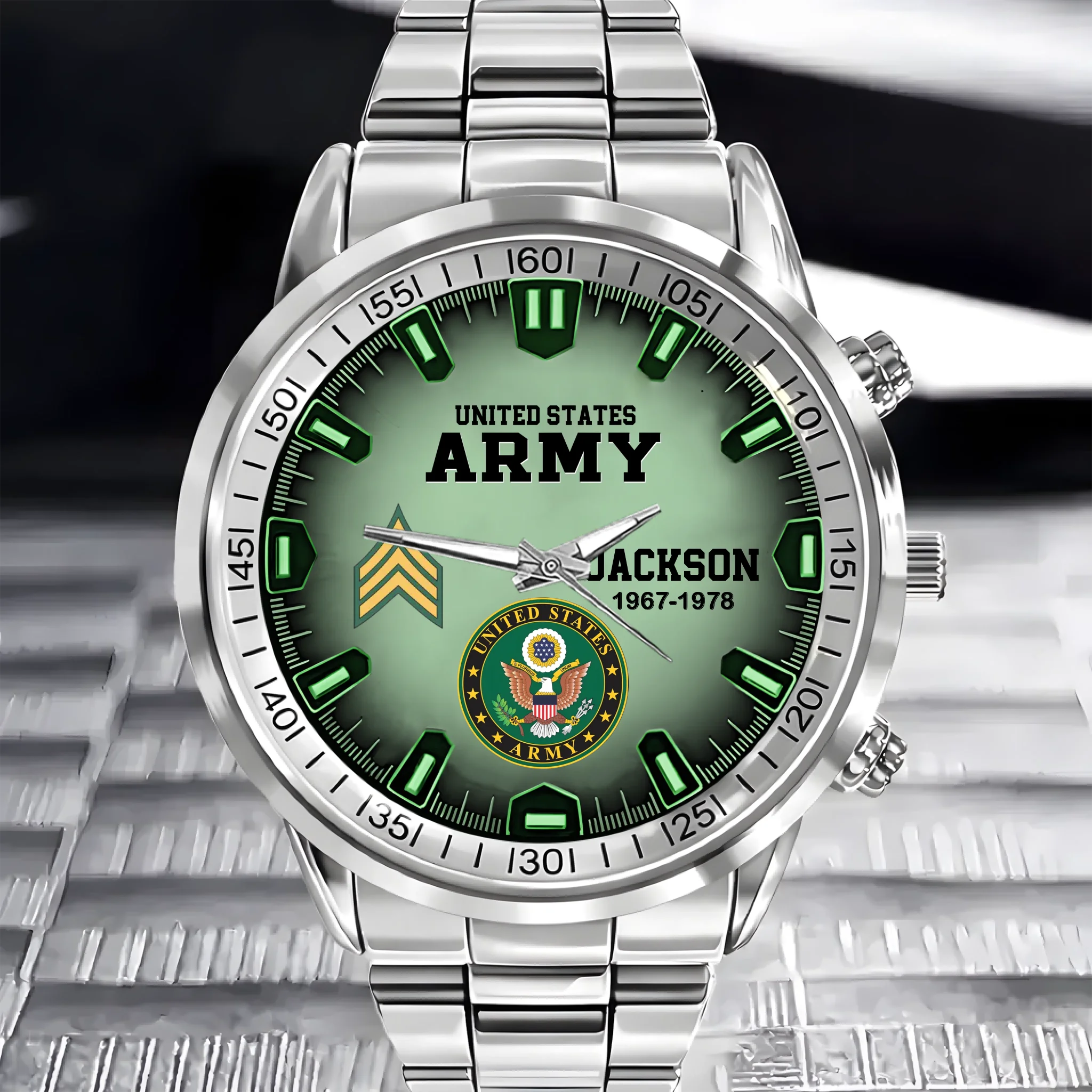 American Military Watch - Personalized Watch