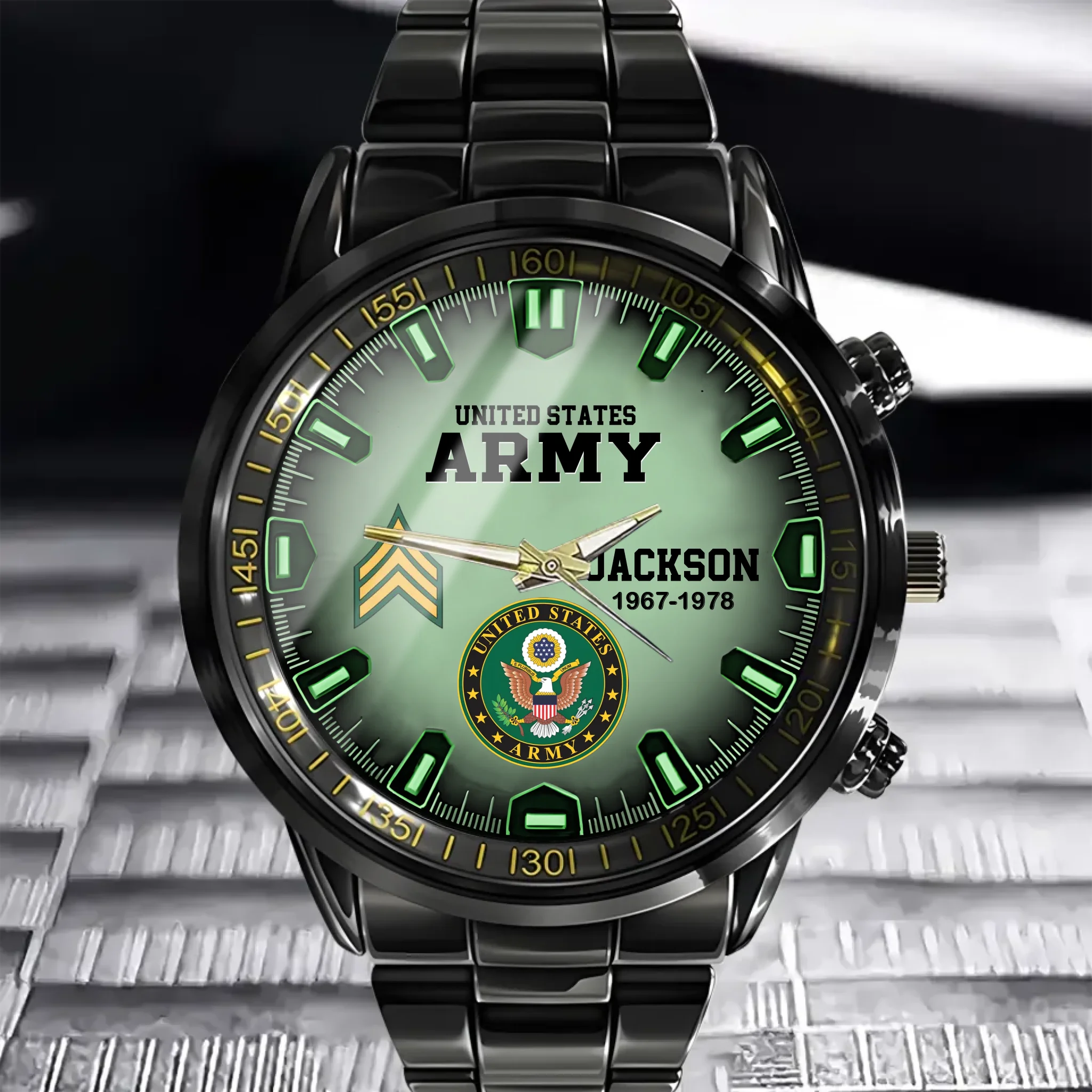 American Military Watch - Personalized Watch