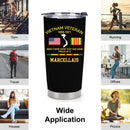 Customized Been There Done That And Damn Proud Of It Vietnam Veteran Thermos Cup - Personalized Name And Year/Period - Gifts For Veterans, Soldiers