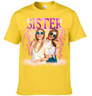 Customized SISTERS Photo Clothing - Personalized Title And Photo Shirt - Gift for Best Friends & Sisters