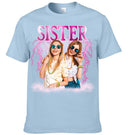 Customized SISTERS Photo Clothing - Personalized Title And Photo Shirt - Gift for Best Friends & Sisters