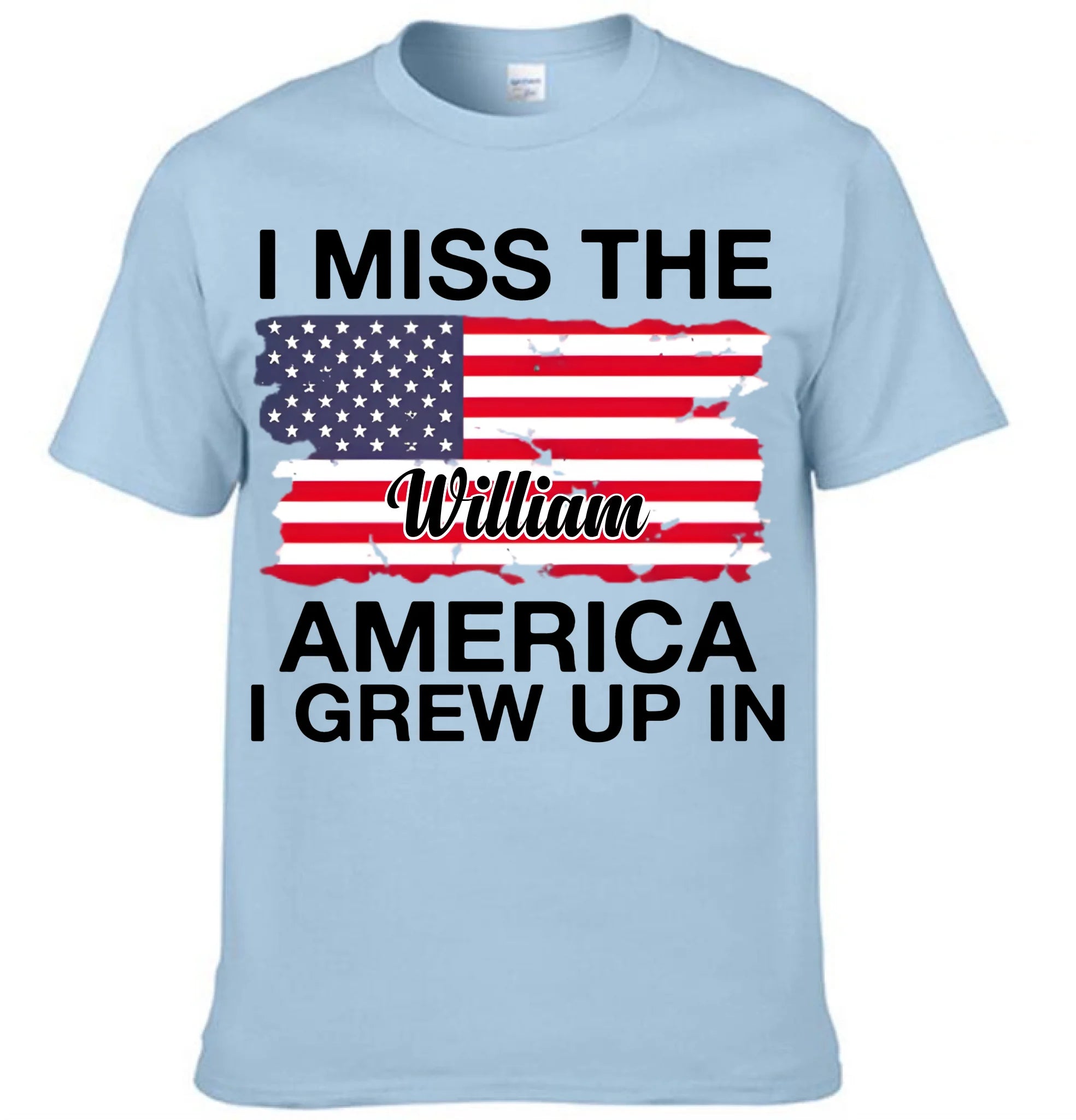 I Miss The America I Grew Up In Customized Clothing - Personalized Name - Gift For Patriot, Friend, Family, Yourself