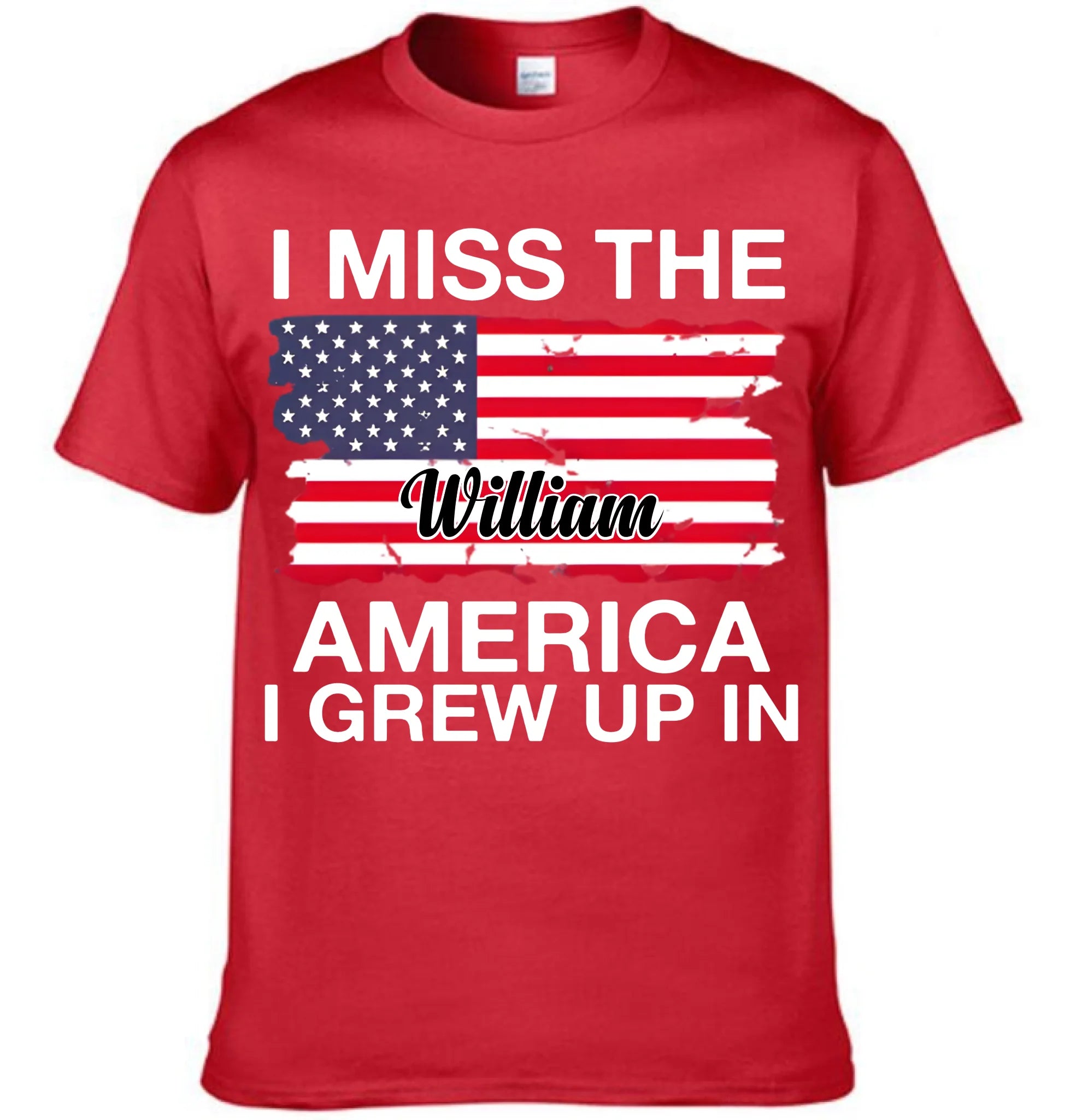 I Miss The America I Grew Up In Customized Clothing - Personalized Name - Gift For Patriot, Friend, Family, Yourself