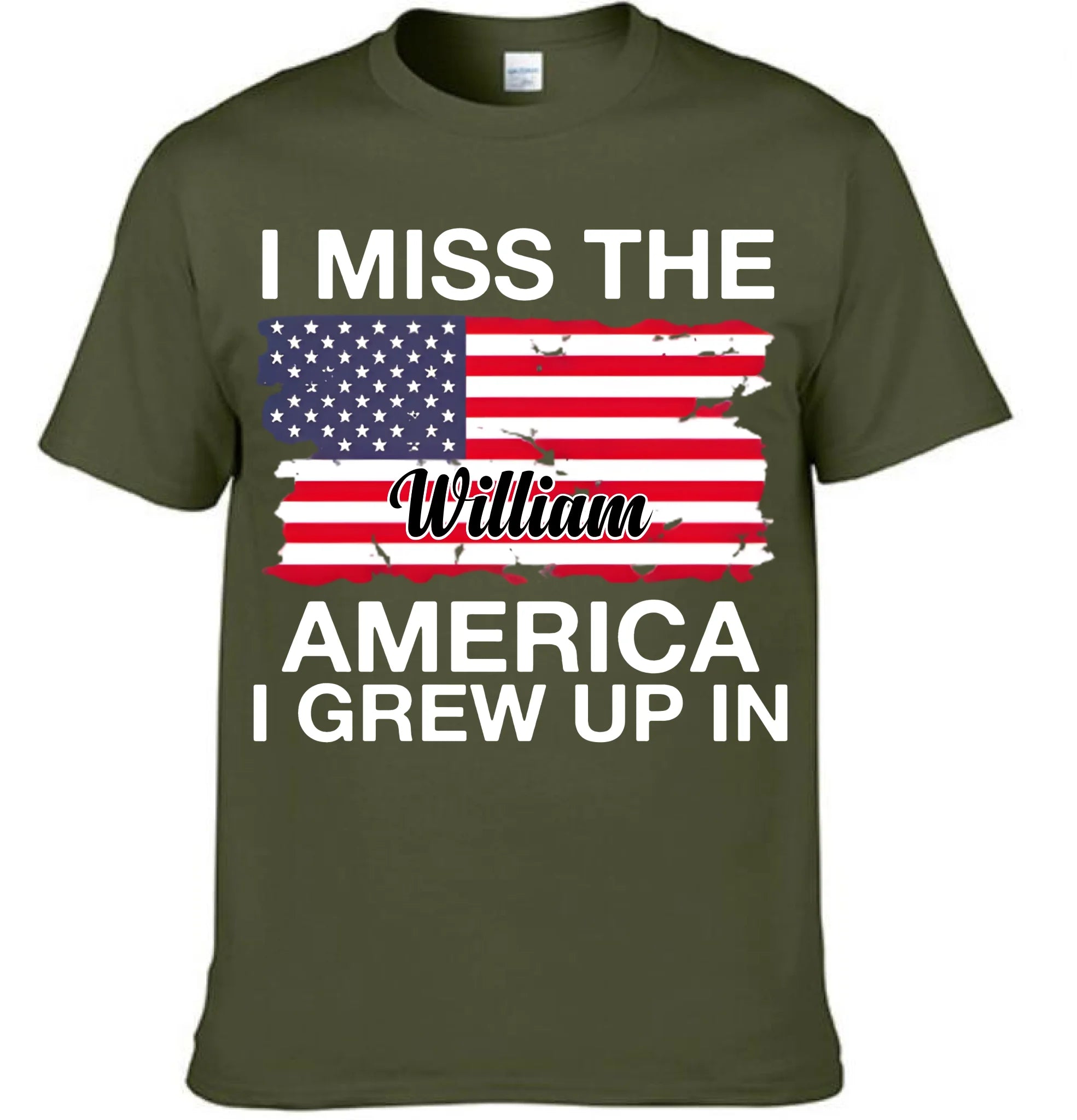 I Miss The America I Grew Up In Customized Clothing - Personalized Name - Gift For Patriot, Friend, Family, Yourself