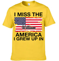 I Miss The America I Grew Up In Customized Clothing - Personalized Name - Gift For Patriot, Friend, Family, Yourself