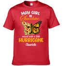 MAY Girls is Sunshine mixed with a little HURRICANE Customized Clothing – Personalized Name - Gift For Hers