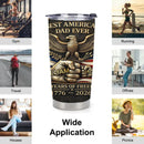 250 Years Of Freedom Customized Thermos Cup - Personalized Name - Gifts For Dad