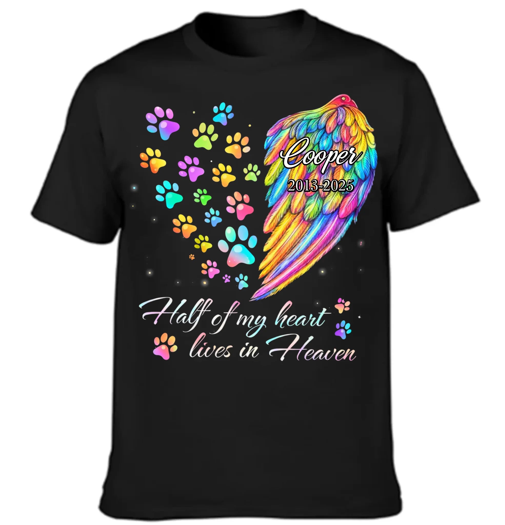 In Loving Memory Of My Pet Customized Clothing – Personalized Name And Years - Gift For Pet Owners