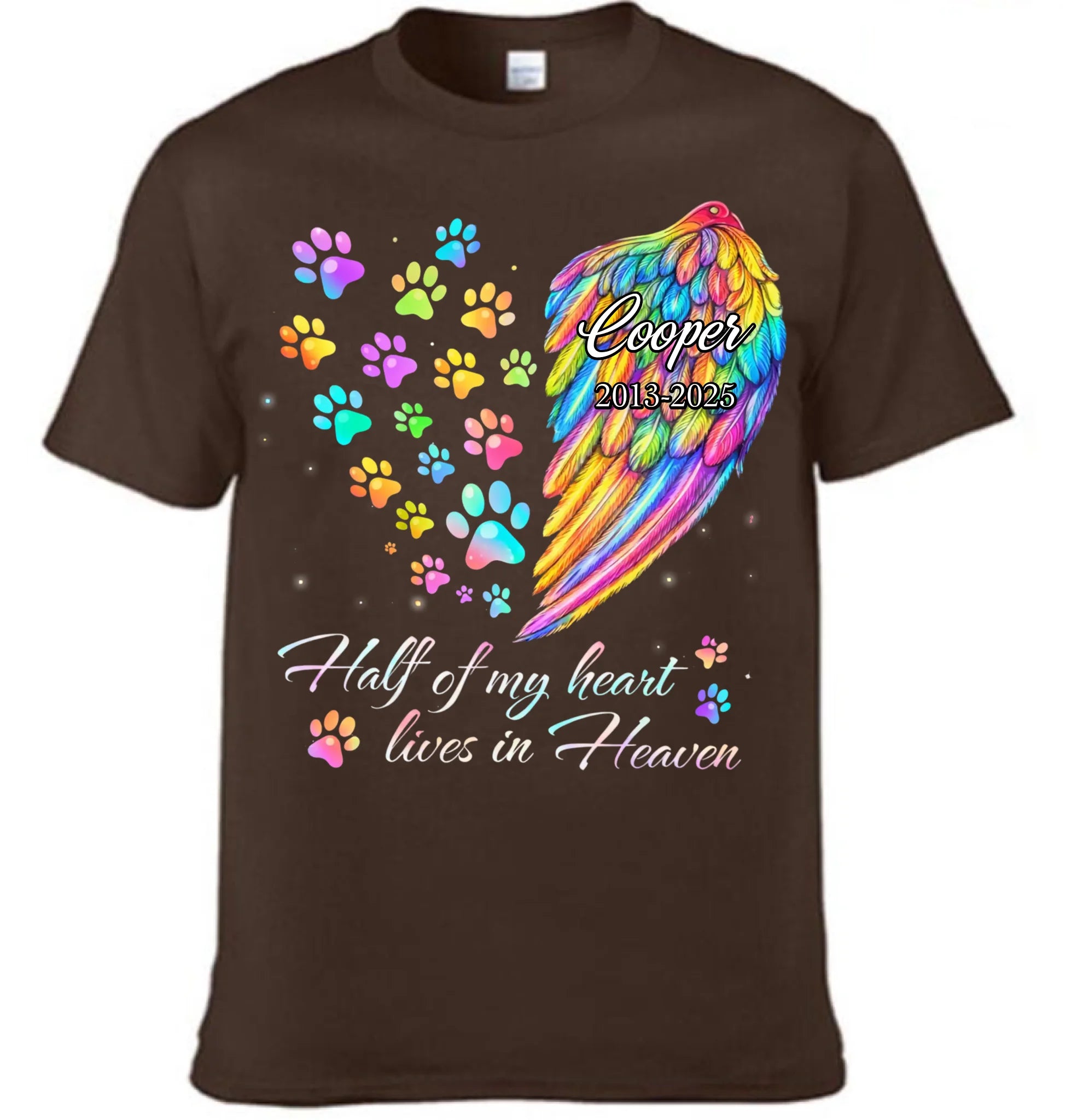 In Loving Memory Of My Pet Customized Clothing – Personalized Name And Years - Gift For Pet Owners