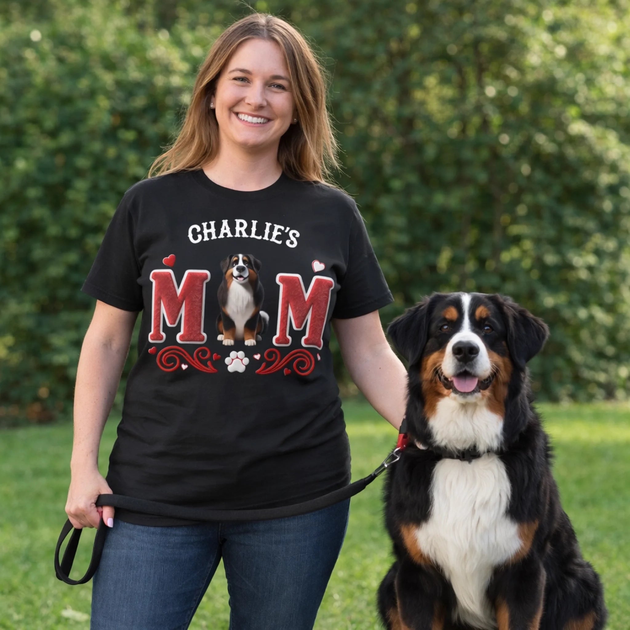 Lucky Pet Mommy Customized Clothing - Personalized Pet Breed And Name - Unique Gift For Pet Owners