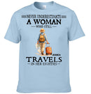 Never Underestimate A Woman/An Old Man Customized Clothes - Personalized Name - Classic Gift For Elders, Grandma, Grandpa