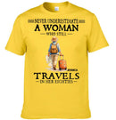 Never Underestimate A Woman/An Old Man Customized Clothes - Personalized Name - Classic Gift For Elders, Grandma, Grandpa