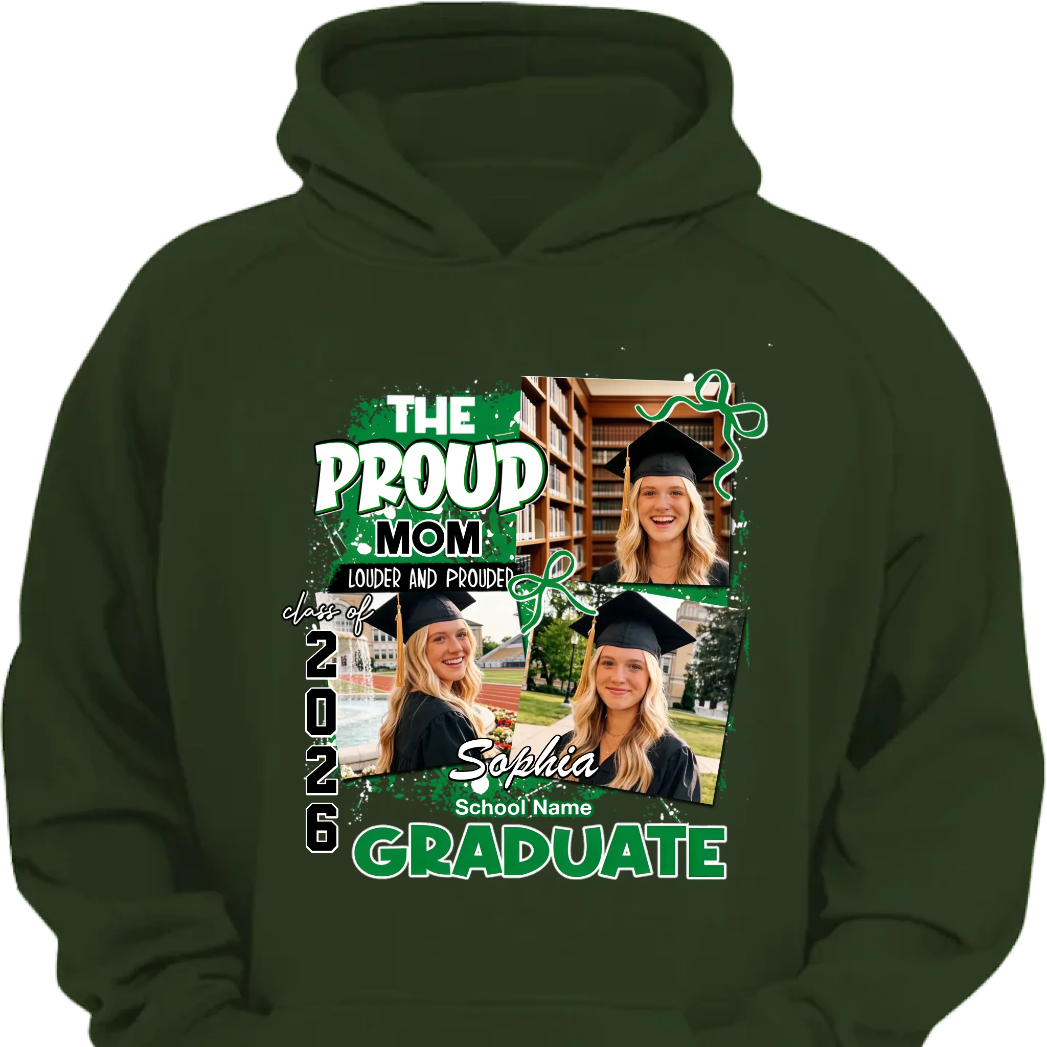 Hoodie Army Green3