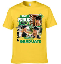 Proud Mom Graduation Shirt 2026 Customized Clothing - Personalized Names And Photos - Gift For Senior Graduate