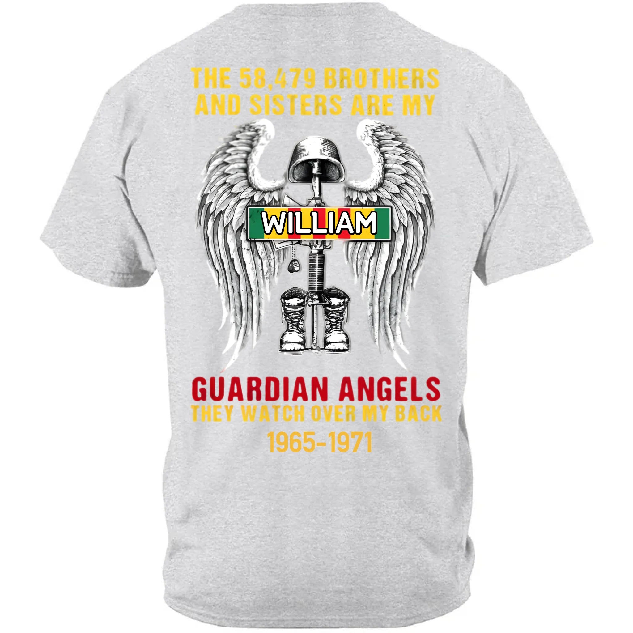 58,479 Guardian Angels Customized Clothing - Personalized Name And Year - Veteran Gift for Veterans Day, Memorial Day