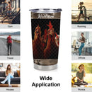 Welcome To Our Coop Customised Thermos Cup – Personalized Name - Gift For Dad, Husband, Grandpa
