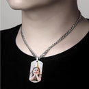 Custom Photo Necklace With Words Photo And Date Perfect Gift For Loved Ones On Birthday