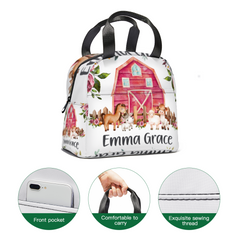 Flower Girl Farm Animal Name Custom Backpack. Back-to-School season Gift