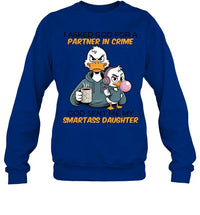 GOD SENT ME MY SMARTASS DAUGHTER-Unisex Sweatshirt