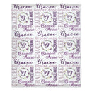 Personalized Baby Name Blanket - Baby Shower Gift - Joliny