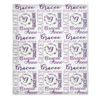 Personalized Baby Name Blanket - Baby Shower Gift - Joliny