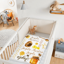 Personalized Bumblebee Honey Baby Blanket - Joliny